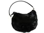 Black Sheared Full Skin Mink Oversize Hobo Bag