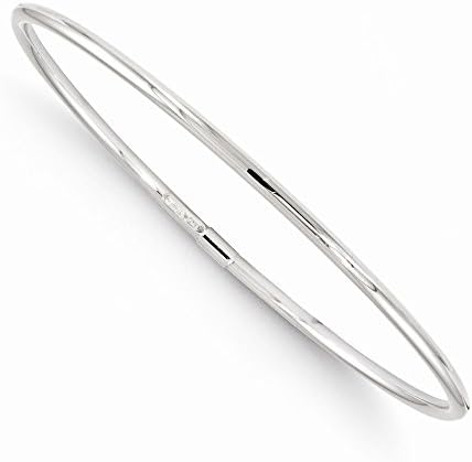Jewelry Best Seller Leslies 10K White Gold Slip-On Bangle