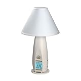 Verilux Rise and Shine Natural Alarm Clock Bedside Lamp - Ivory