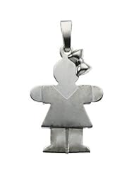 Genuine Ibiza 14K White Gold Kids Hugs Girl Pendant 25.00X17.00 mm Grams 1.4.100% Satisfaction Guaranteed.