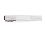 Sterling Silver Etched Tie Bar