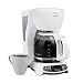Mr. Coffee TFX20 12-Cup Programmable Coffeemaker, White
