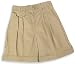 Female Pleated Shorts-Khaki