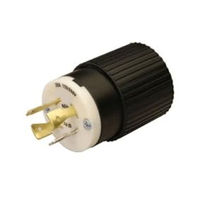Reliance Controls L1420P L14-20P 20 Amp Generator Power Cord Plug For Up To 5,000 Watt Generators by Reliance