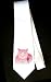 Party Decoration Necktie with plug, electricity, pink, pig, confusion