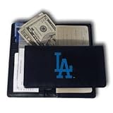 Los Angeles Dodgers Embroidered Leather Checkbook Cover