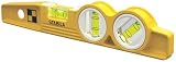 Stabila 25200 10-Inch Die Cast Magnetic Torpedo Level with 45 degree vial