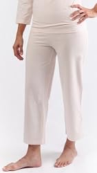 Veria Loungewear Capri Pant - Soft Pink, Organic Cotton
