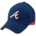 New Era Atlanta Braves Authentic Batting Practice Cap (Light Navy, Medium/Large)
