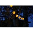 Aurora Glow - Glass Solar String Lights - Amber (Amber) (3"H x 12"W x 3"D)