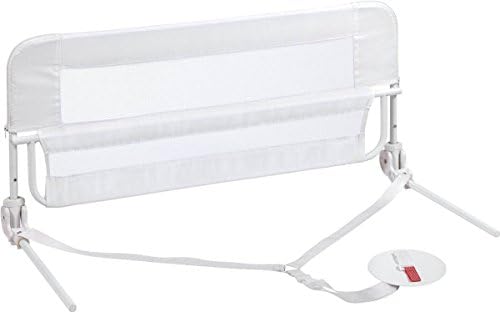dexbaby Safe Sleeper Convertible Crib Bed Rail, White,36" x 18",White