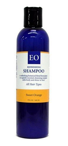 EO Mild & Refreshing Shampoo for Normal Oily Hair, Sweet Orange, 8-Ounce Bottles (Pack... by EO