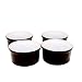 Emile Henry 6 Ounce Ramekin, Set of Four, Black