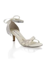David's Bridal Satin Sandal with Ribbon by Coloriffics. Style Cassidy Bridal &... by David's Bridal