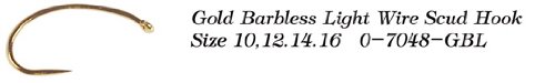 Gold Barbless Light Wire 100 Pkg.