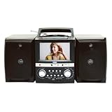 New-7 Naxa NDL-429 LCD Display Portable DVD System with USB/SD/MMC Inputs & Twin Detachable Speakers - NDL-429