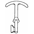 Jones Stephens Corp. M07-001 Water Meter Key