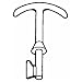 Jones Stephens Corp. M07-001 Water Meter Key