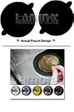 VW New Beetle (99-06) Fog Light Vinyl Film Covers by LAMIN-X Yellow