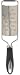 Cuisinart Coarse Flat Grater with ABS Handle, Black