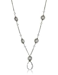 Dana Kellin Victorian-Inspired Necklace with Beautiful Quartz Drop