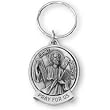 Fine Pewter Saint Andrew Key Chain