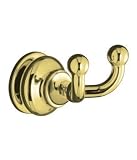 KOHLER K-12153-PB Fairfax Double Robe Hook, Vibrant Polished Brass