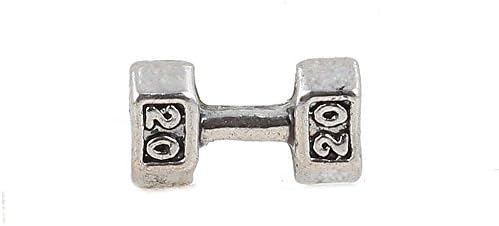 ZMZY Floating Locket Charms Weight Lifting Fit Glass Living Memory Locket (Pack of 5)