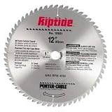 Porter-Cable 12921 RIPTIDE 12 in. Compound Miter Saw Blade ,60T, 0° Hook Angle,