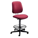 Pneumatic Task Stool, 26-3/4'x27-1/2'x47-1/2', Blue, Sold as 1 each