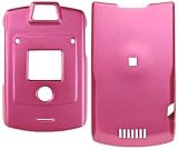 Pink Motorola RAZR V3i/ V3r/ V3t Faceplate Cover - Snap on Protective Hard Case