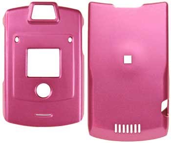 Pink Motorola RAZR V3i/ V3r/ V3t Faceplate Cover - Snap on Protective Hard Case