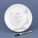 60th Anniversary Keepsake Plate