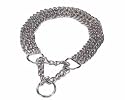 Semi Choke Chain 3 Rows 65cm Dog Control Collar 2269