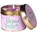 Lily Flame Scented Candle Tin Parma Violet