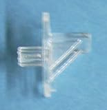 Clear Fluted Shelf Supports - 1/4 Peg (Pkg of 20) 11811CLF