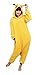 Lath.pin® Unisex Costume Animal Pikachu Cosplay Onesie Adult Pajamas Anime Cartoon Sleepwear (Xl, Pikachu)