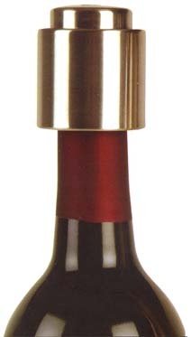 Stainless Steel Push Button Stylish Wine Bottle Stopper