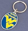 West Virginia University Pewter Keychain