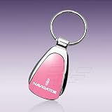 Lincoln Navigator Pink Tear Drop Key Chain