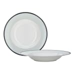Thomas O'Brien Marielle Celadon Fine Bone China Rim Soup, D. 9 1/2"
