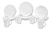 Churchill Serenity Dinner Set Fine Bone China 16 Piece 4 Plates 4 Tea Plates 4 Bowls White Ref SERE161