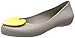 mel Dreamed by melissa Women's Pop Heart Ballet Flat,Grey,9 M US