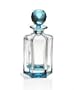 22oz. Blue Crystal Whiskey Decanter - Naples Collection - Bohemia Crystal - Made In Czech Republic