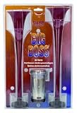 FIAMM 66040 Big Boss 2 Long Trumpet Horns w/ Hvy Duty 12 V Compressor Kit