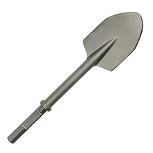 Hitachi 985233 1-1/8-Inch Hex 5-1/2-Inch by 20-Inch Hammer Clay Spade