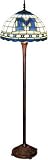 Michigan Wolverines NCAA Stained Glass Floor Lamp