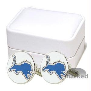 Detroit Lions NFL Logo'd Executive Cufflinks with Jewelry Box by Cuff Links