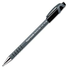 Paper Mate Flexgrip Ultra Recycled Stick Medium Point Ballpoint Pens, 12 Black Ink Pens (1749941)