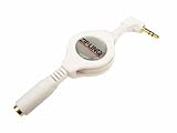 Cables Unlimited ZIP-AUDIO-CD4W ZipLinq Retractable 3.5mm Audio Extension Cable (White)